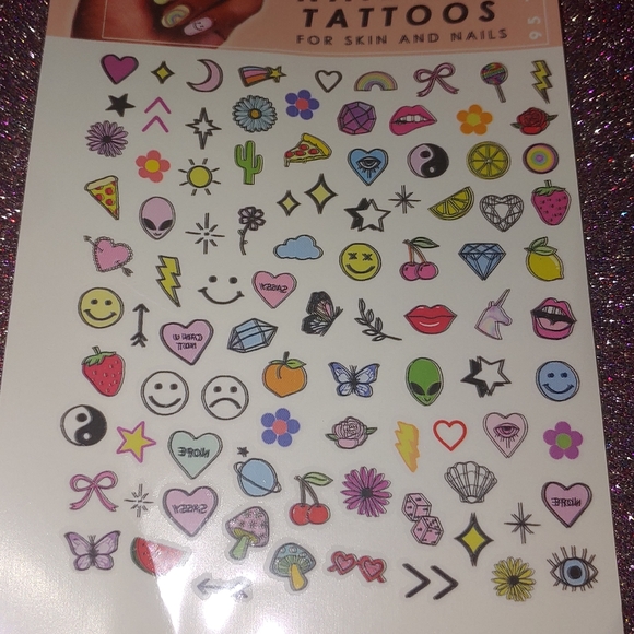 Color Nail Art Tattoos INKED by Dani - Picture 5 of 6